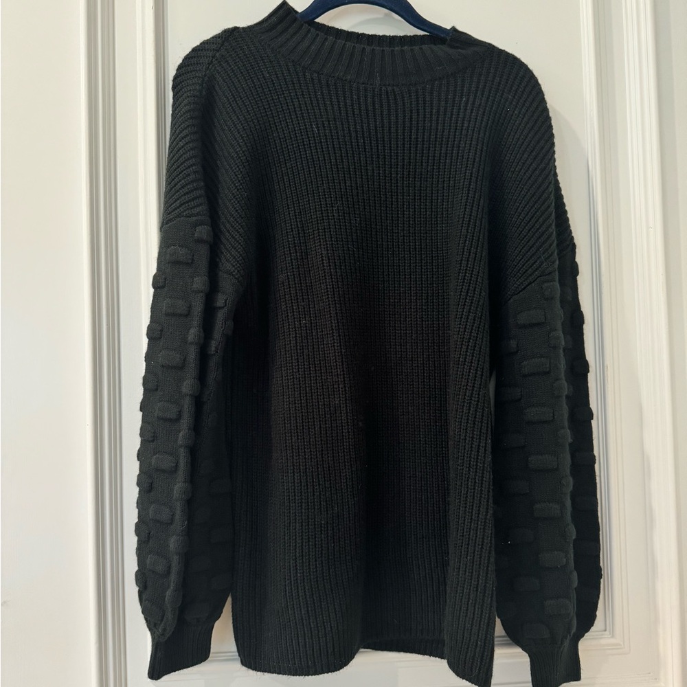 Black Chunky Sweater